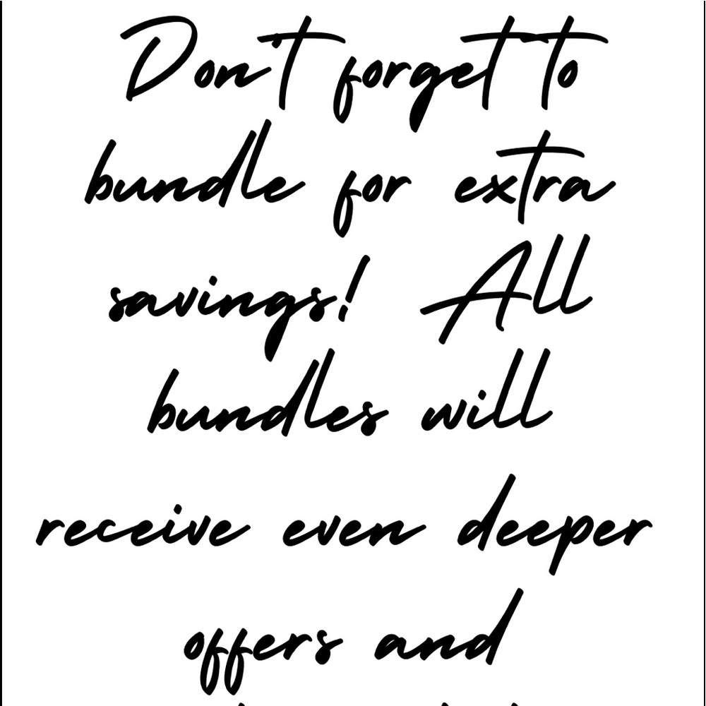 Bundle your likes for extra savings and discounted shipping!